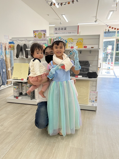 ドレスでご来店されたお子様